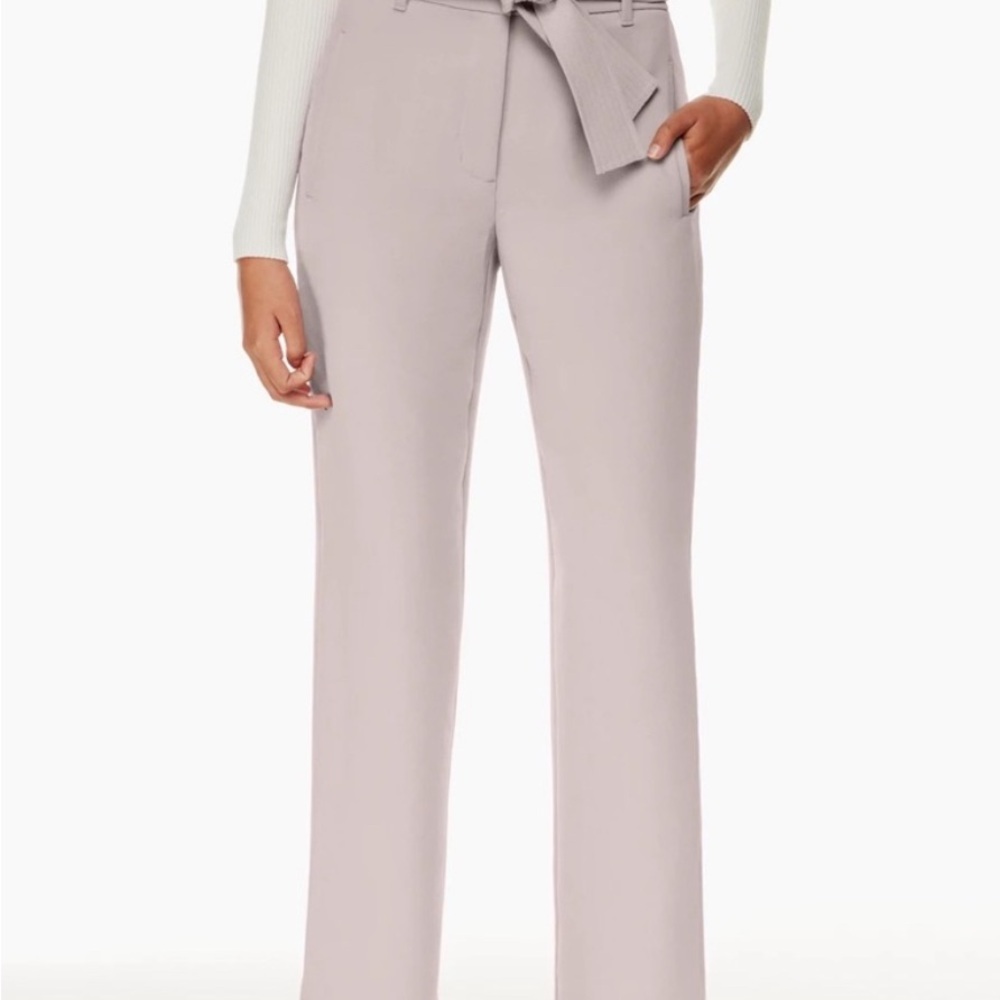 Brand New Aritzia Wilfred Tie Front Pants Regular Length Size 12